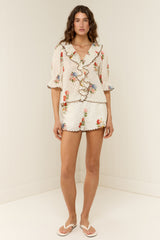 Etta Blouse Dottie Blooms