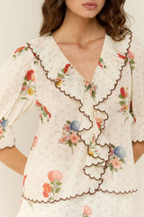 Etta Blouse Dottie Blooms