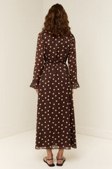 Eddy Dress Giallo Pois