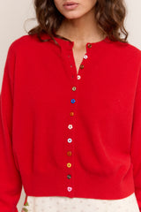 Bobbi Knit Cardigan Red