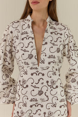 Josie Dress Regatta Embroidery