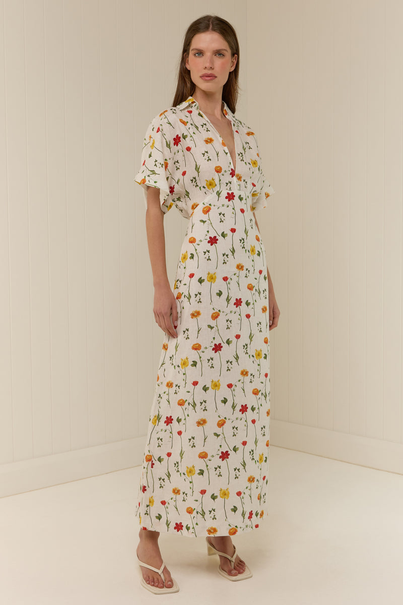 Jasmine Dress Garden Blooms