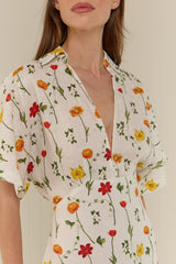 Jasmine Dress Garden Blooms