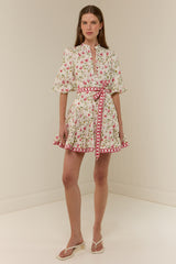 Ruba Mini Dress Pink Petals