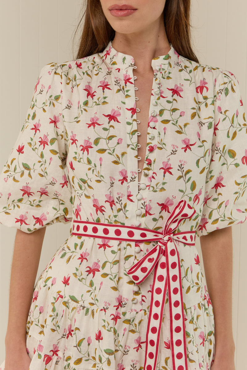 Ruba Mini Dress Pink Petals