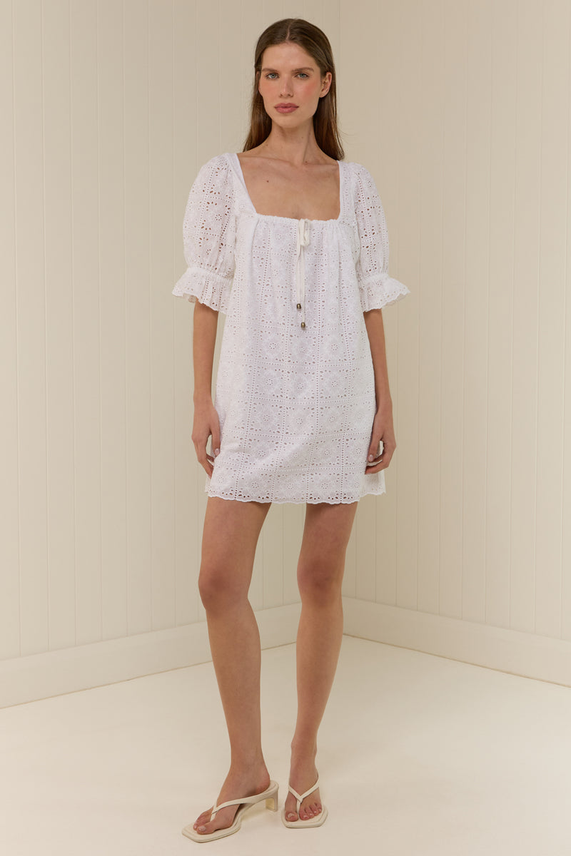 Cruise Mini Dress White