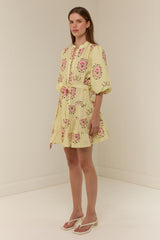 Ruba Mini Dress Savanna Tile