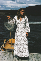 Josie Dress Regatta Embroidery