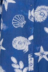 Palm Noosa Holiday Leisure Shirt Linen Shibori